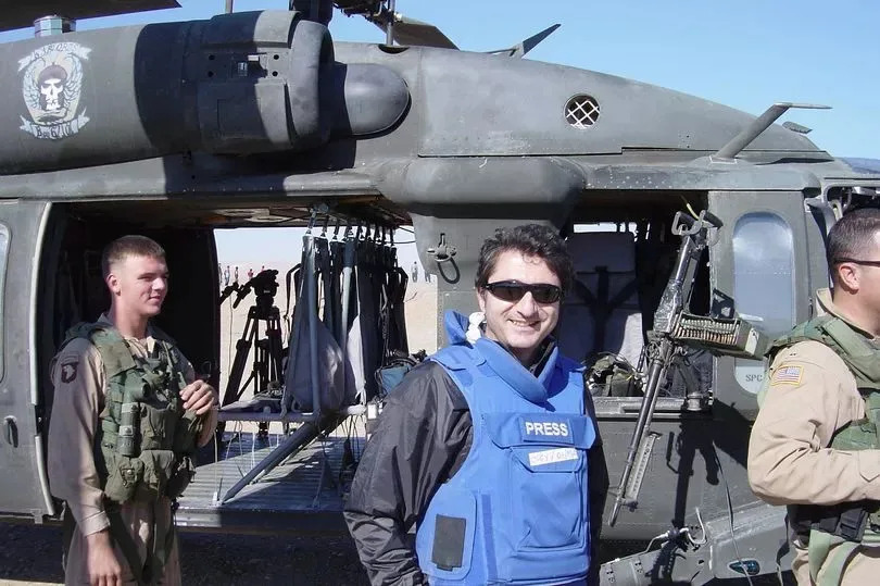 Oggy Boytchev with US soldiers in Mosul 2003 FREE TO USE FOR ALL PARTNERS. CREDIT: Oggy Boytchev