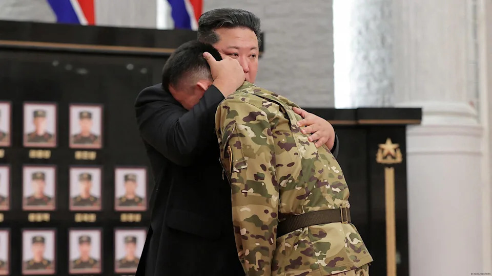Rather than shy away from the soldiers' deaths, Kim Jong Un has used them to his advantage<span class="copyright">KCNA/REUTERS</span>