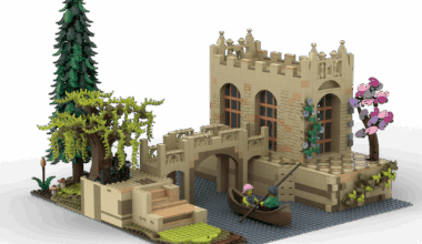 I made this for a LEGO challenge! Punting in the River Cam!!!