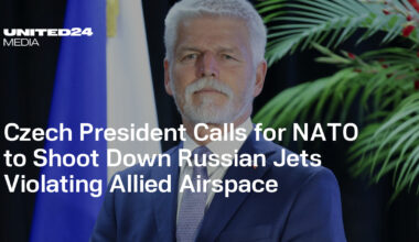 Czech President Calls for NATO to Shoot Down Russian Jets Violating Allied Airspace — UNITED24 Media