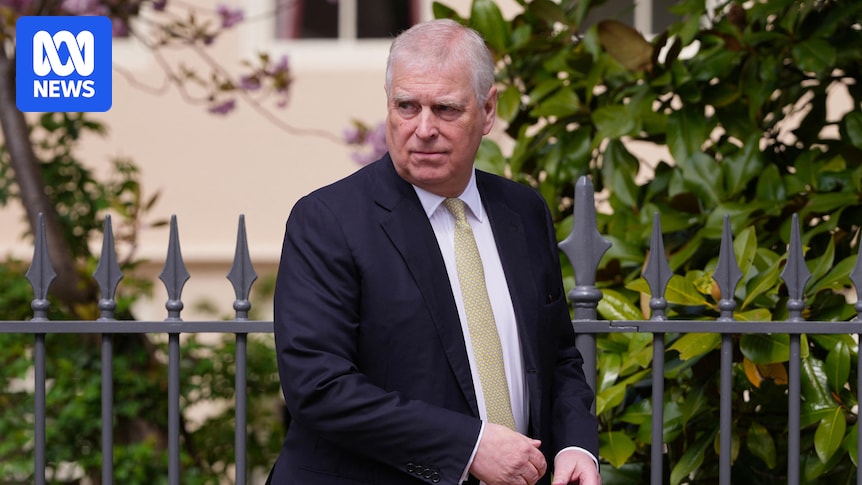 Prince Andrew makes rare appearance with King Charles at Easter church service