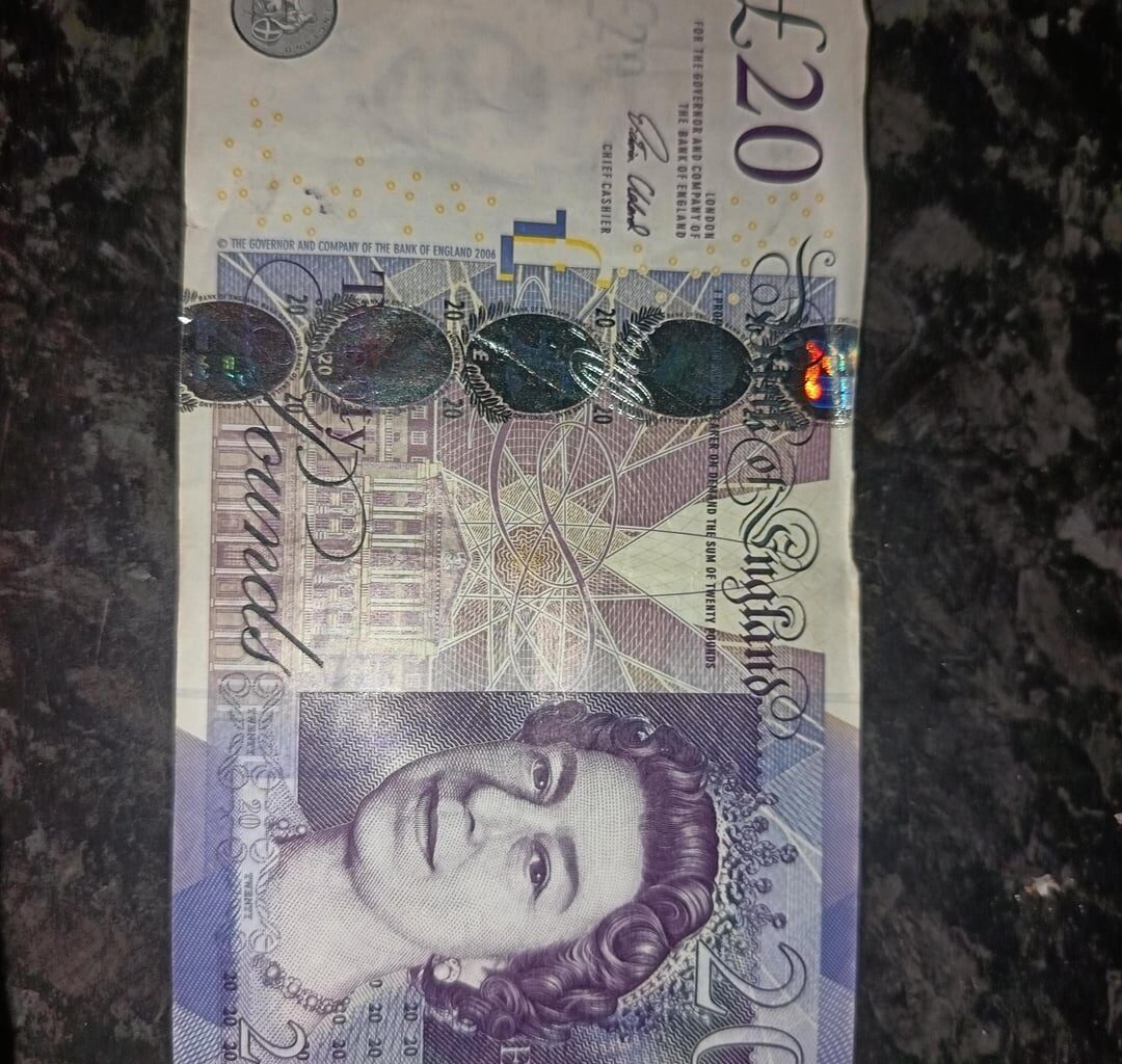 Old £20 note I found while going through stuff