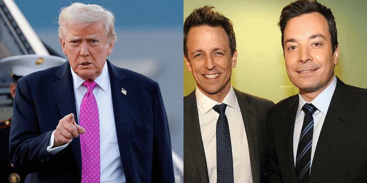 Trump Is Now Pressuring NBC To Cancel Jimmy Fallon And Seth Meyers After Kimmel And Colbert