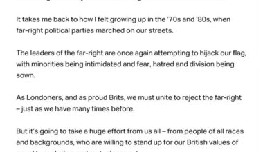 Our mayor speaking facts! We can’t sleepwalk back into the politics of hate.