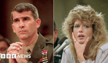 Iran-Contra figures Oliver North and Fawn Hall marry after 40 years
