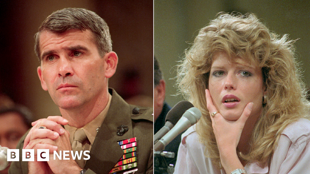 Iran-Contra figures Oliver North and Fawn Hall marry after 40 years