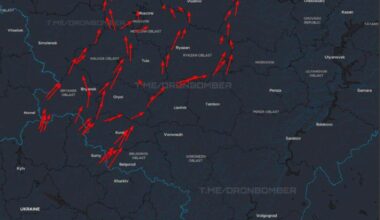 Ukrainian long-range attack drones are attacking Russian military facilities. Information is current as of 20:20