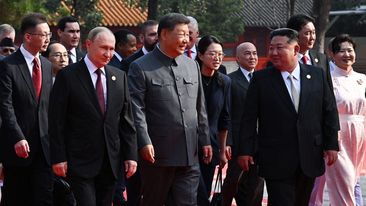Russia says Putin, Xi, Kim not
'conspiring' against Trump