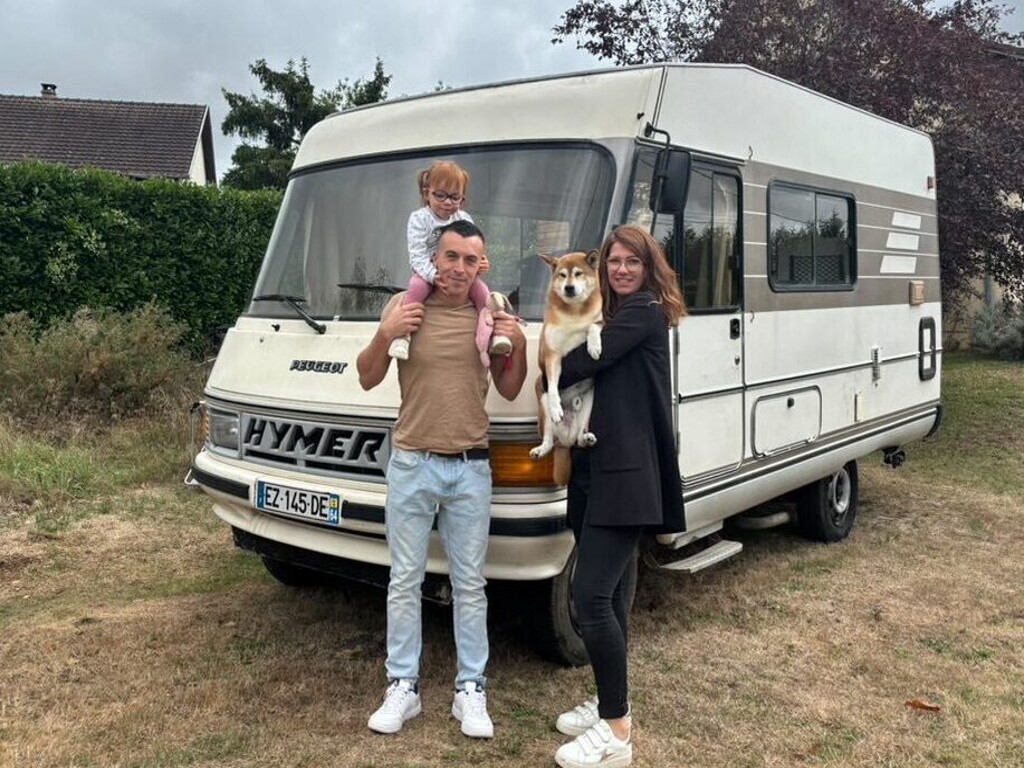 une famille de l’Orne traverse l’Europe en camping-car avec son bébé