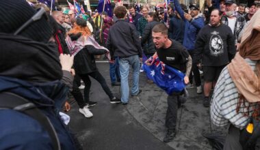 Australian news and politics live: Albanese says anti-immigration protests gave ‘neo-nazis a platform’