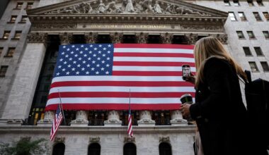 Nasdaq notches 5th straight record, Dow tumbles as Wall Street gears up for Fed week
