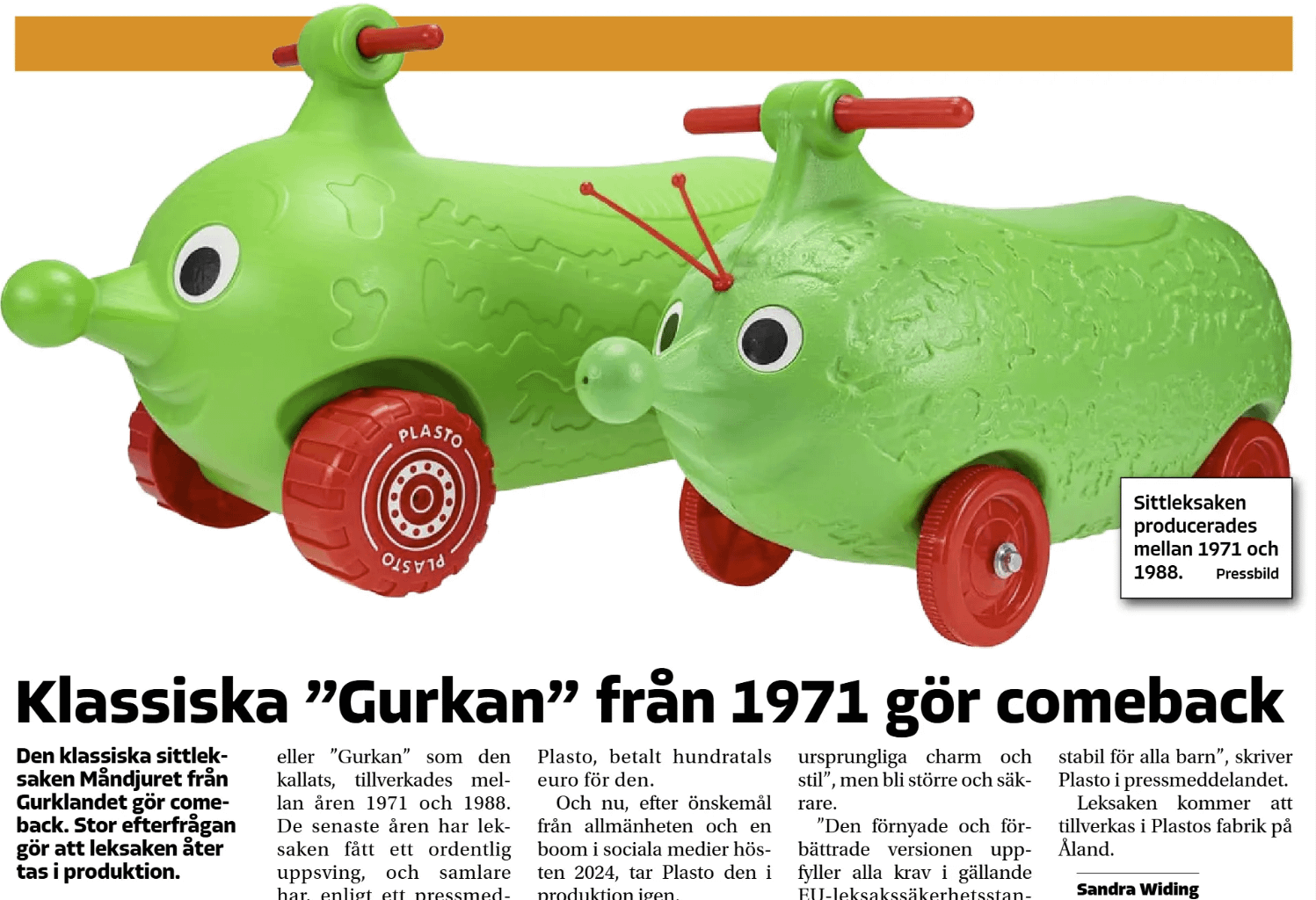 Kurkkumopo is making a comeback! (translation in comments)