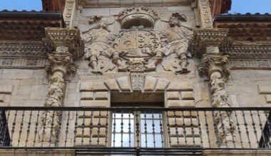 Camposagrado Palace coat of arms. Avilés, Spain. OC.