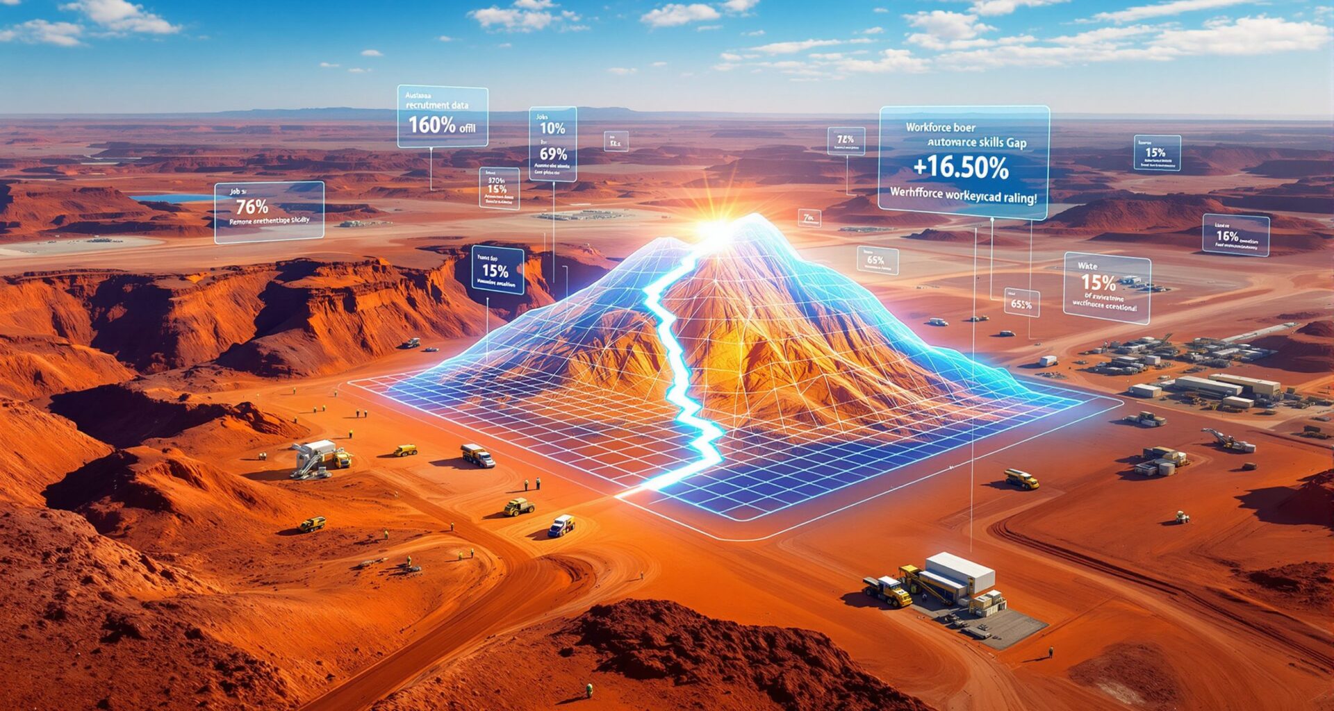 Mining workforce shortage in Western Australia visualized.