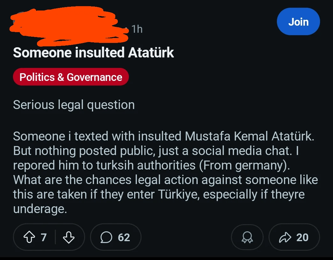 Hans needs serious legal advice