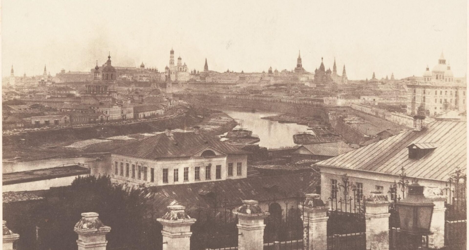 Supposed first photo ever of the Kremlin, Moscow, Russia