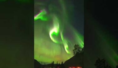Epic Aurora over the sky near Tromsø 15 September