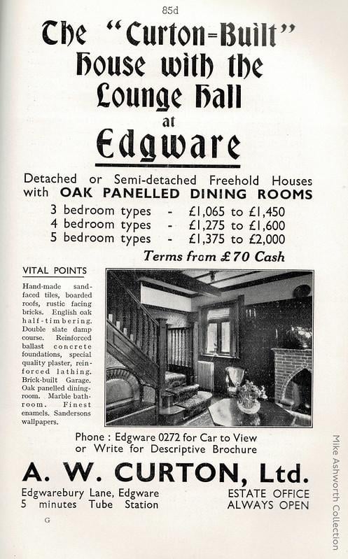 House Prices in 1930s London