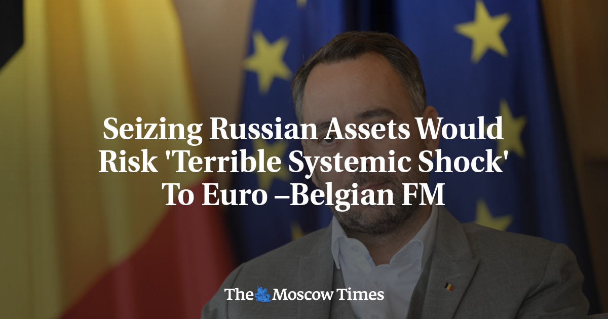 Seizing Russian Assets Would Risk 'Terrible Systemic Shock' To Euro –Belgian FM