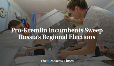 Pro-Kremlin Incumbents Sweep Russia’s Regional Elections