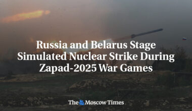 Russia and Belarus Stage Simulated Nuclear Strike During Zapad-2025 War Games
