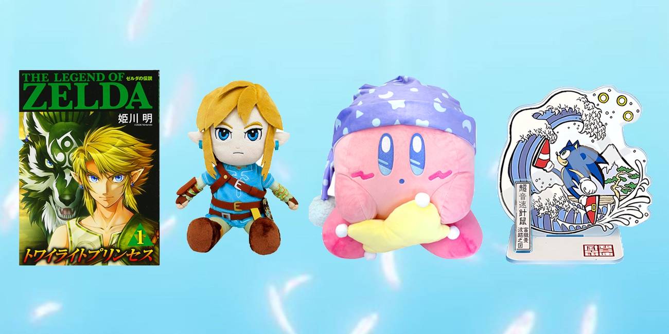Zelda, Kirby, Sonic and other Nintendo merch at Meccha Japan’s website