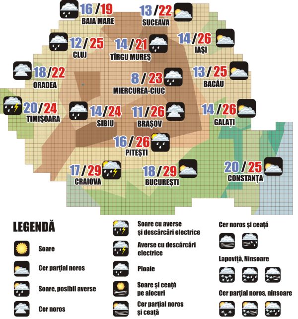 Prognoza meteo (11.09. - 12.09.2025)