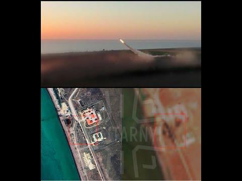 Flamingo Missile Hits Crimea! Destroys SIX Khivus-class Hovercraft and Russian Barracks!