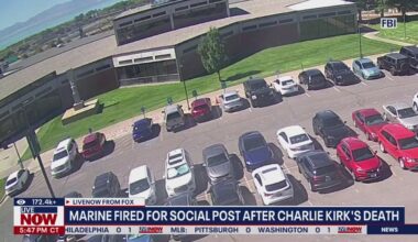 Marine fired for post after Charlie Kirk's death