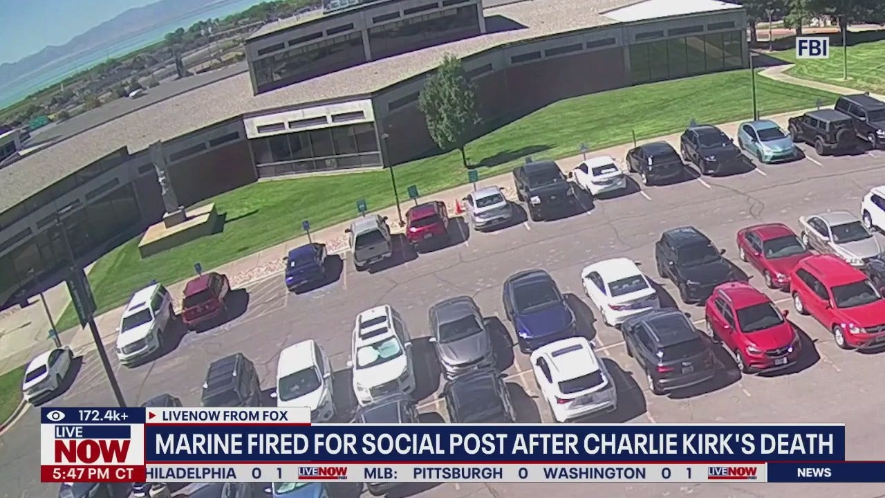 Marine fired for post after Charlie Kirk's death