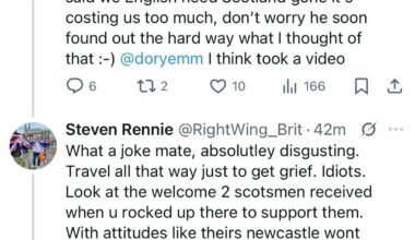 Two anti-immigration protestors went down from Scotland to take part in today’s UKIP Mass Deportation rally in Newcastle and were told to go back to where they came from… by their own side.