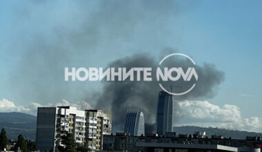 Голям пожар бушува в София - Nova.bg