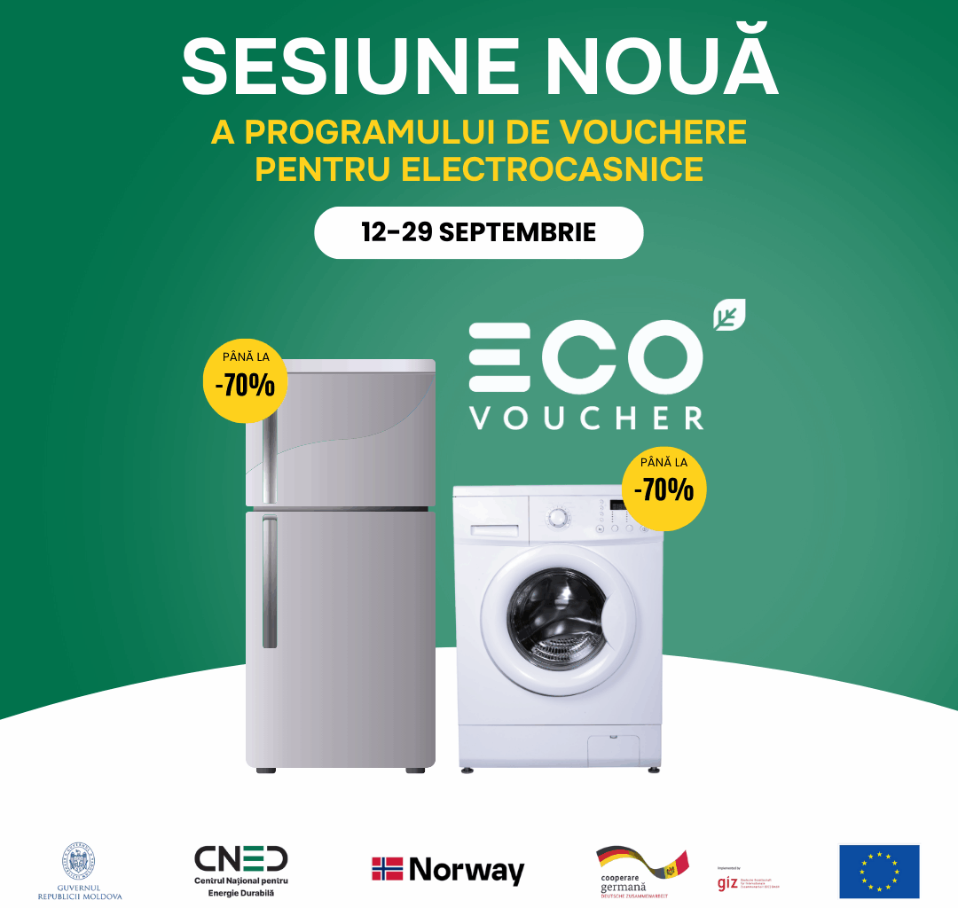 Over 5,800 families of Moldova to reduce energy consumption with help of EcoVoucher Programme