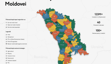 Moldova launches Interactive Investments Map, showcasing business development opportunities in each region of country