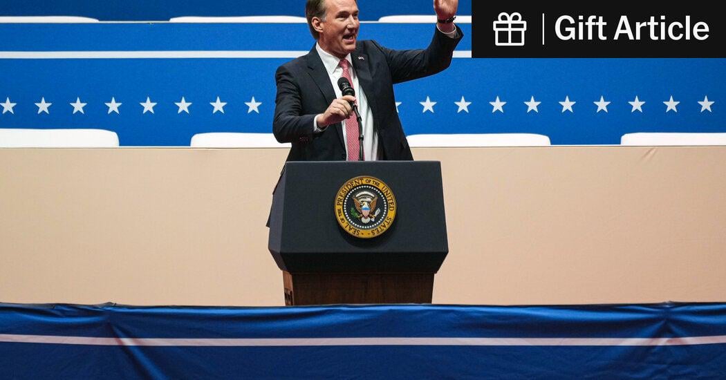 The Lone G.O.P. Governor Opposing Trump’s War on Offshore Wind | Gov. Glenn Youngkin, Republican of Virginia, has championed a wind farm under construction off the coast of his state. He’s trying to persuade President Trump to leave it alone.