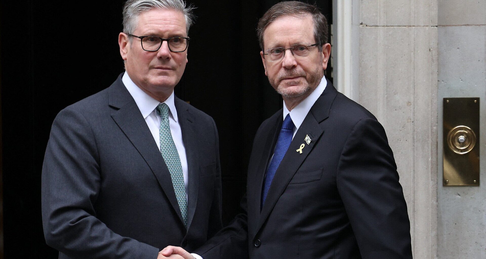 Amid strained UK-Israel ties, Herzog holds 'tough' meeting with Starmer in London
