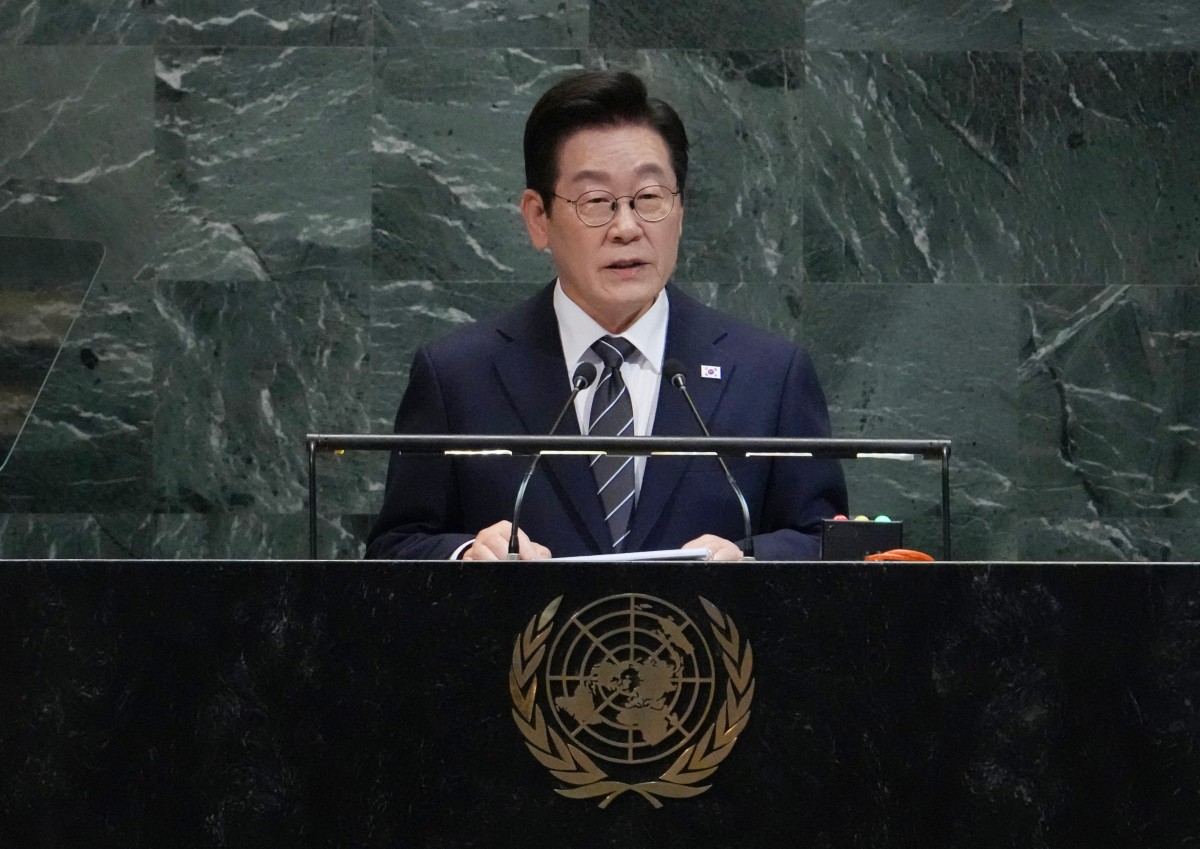South Korea President Lee vows to expand inter-Korean cooperation, calls for 'realistic' approach to denuclearisation in UN speech