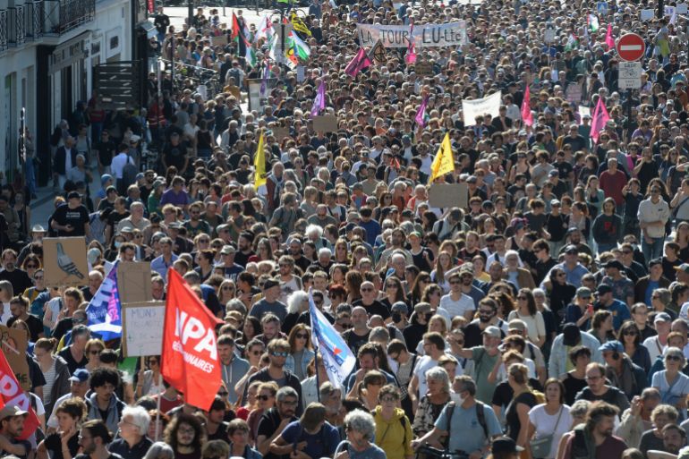 protests france