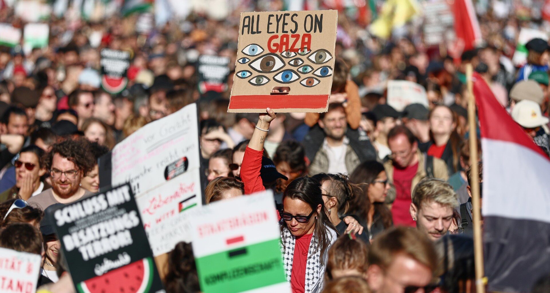 Tens of thousands rally in Berlin against German support for Israel | Israel-Palestine conflict News