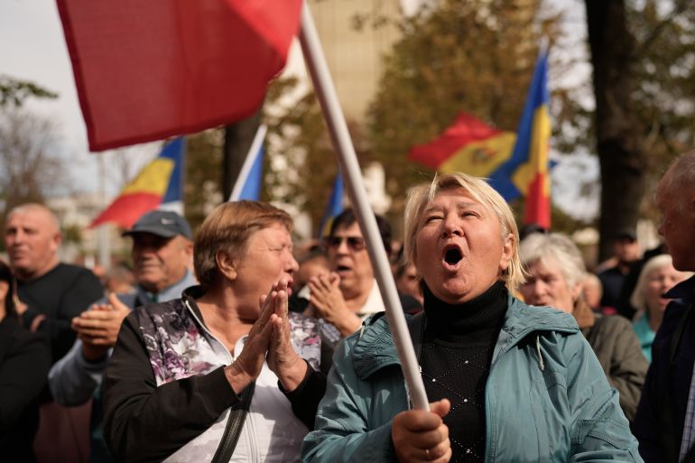 pro-Russia protest