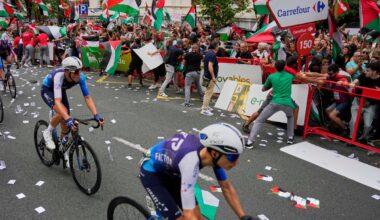 Israel Premier Tech removes team name from uniforms at Spanish Vuelta after protests