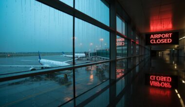 Travel Chaos as Poland-Based Flight from Antalya to Krakow Slips Off Runway in Bad Weather, Airport Closed and Affecting Lufthansa, British, LOT Polish, Finnair and Other Airlines