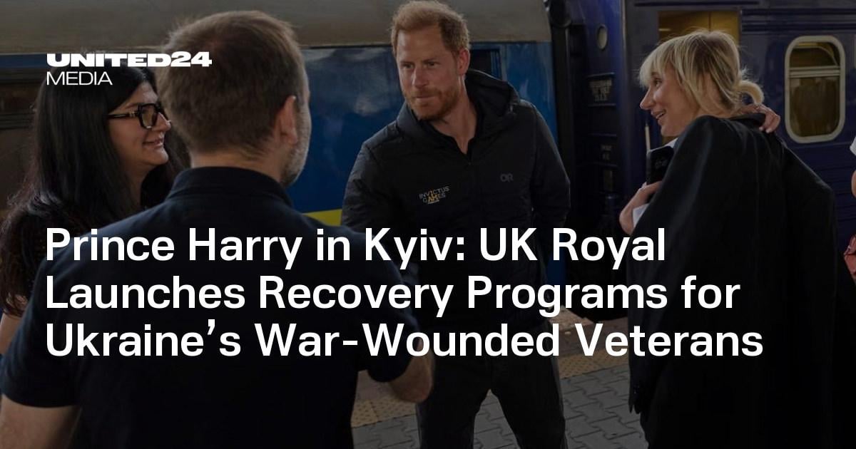 Prince Harry in Kyiv: UK Royal Launches Recovery Programs for Ukraine’s War-Wounded Veterans