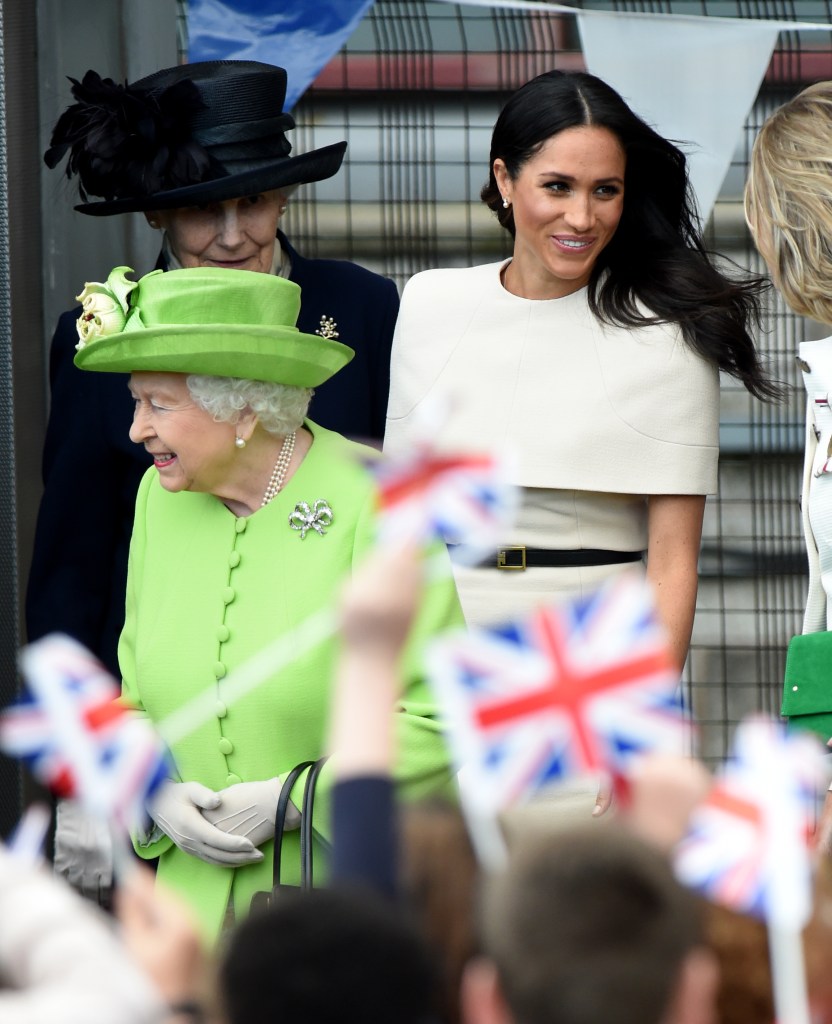 Meghan Markle and the queen