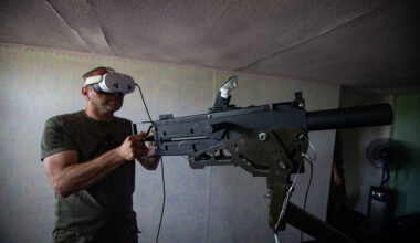 A Simulator Is Being Used By The Ukrainian Army To Train In Shooting Down Russian Drones