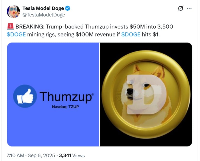 Trump-Backed Mining Deal Could Boost DOGE Fundamentals