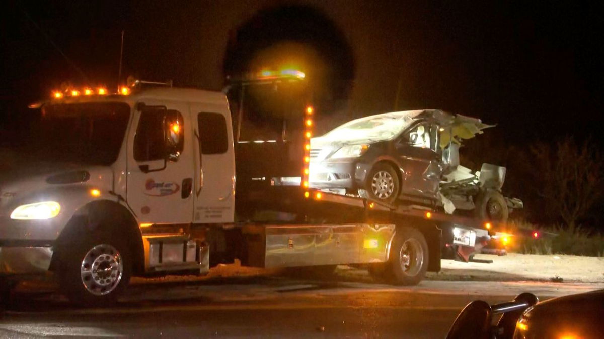 Two dead, four injured in crash in California