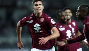 Tabellino e voti Torino-Pisa, Coppa Italia 2025/2026