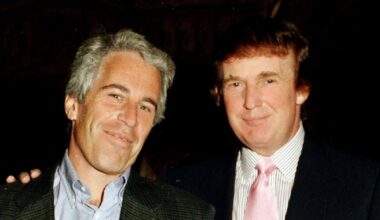 Epstein 'Birthday Book' Depicts Shocking Joke About Selling Woman To Trump | The photo, which features Epstein and a longtime Mar-a-Lago member, arrives on the same day of the release of a separate crude page from the book.