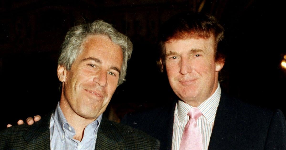 Epstein 'Birthday Book' Depicts Shocking Joke About Selling Woman To Trump | The photo, which features Epstein and a longtime Mar-a-Lago member, arrives on the same day of the release of a separate crude page from the book.
